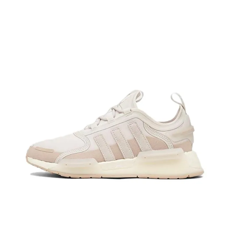 Adidas Originals NMD_R1 V3 Durable Breathable Kids Lifestyle Shoes Beige Pink Teenagers-0