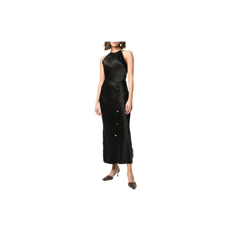 NANUSHKA Narita Laced Back Slip Dress-3