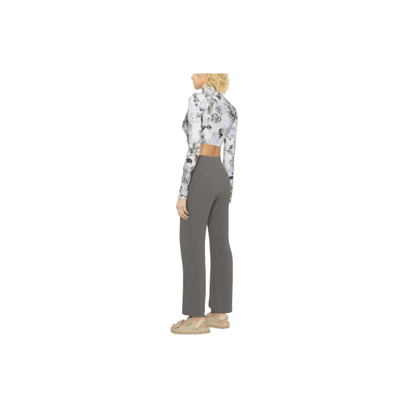NANUSHKA Cropped Kick Flare Trousers-2