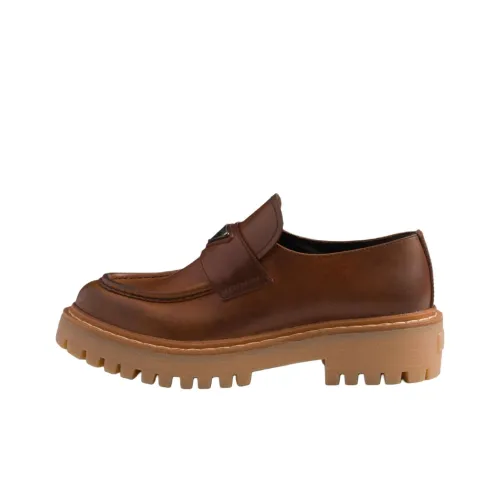 PRADA Loafers 4.5cm Women's Brown