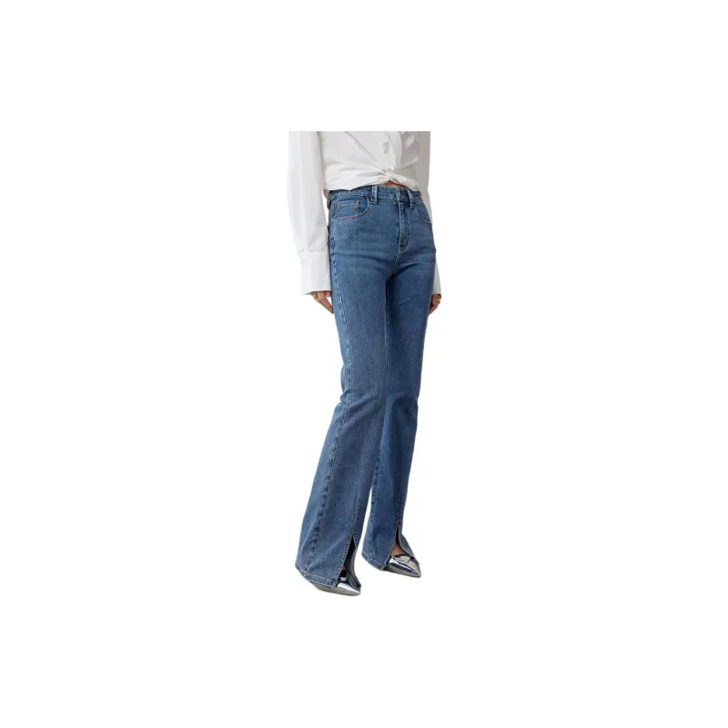 A21 Jeans Women's Light Medium Blue-2