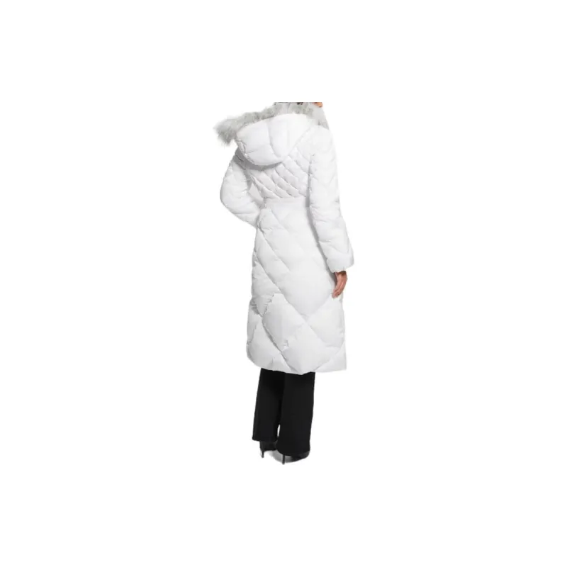 GUESS Eco Olga Long Down Jacket Down Jacket Women's White-2