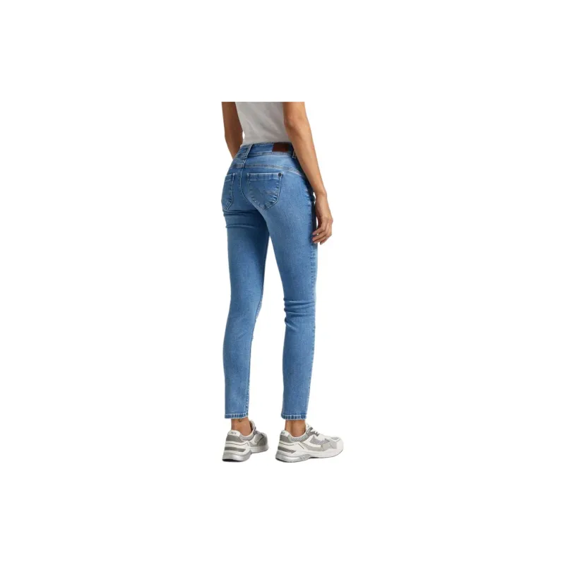 Pepe Jeans Low Rise Slim Fit Jeans New Brooke Jeans Women's Light Blue-3