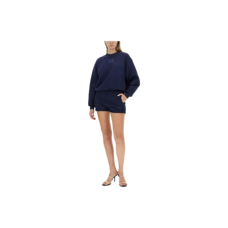 Alexander Wang Metallic threading Mini Shorts-3