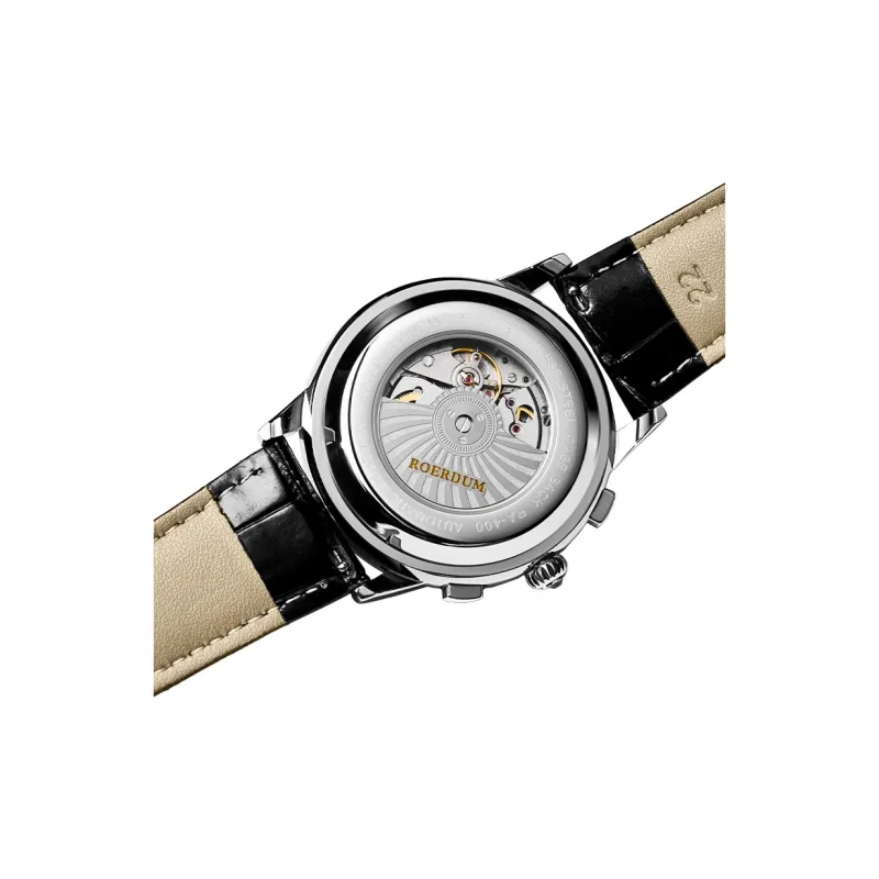 ROERDUM Super Master Collection Cool Play Mechanical Movement Watch Men's Watches White Dial-3