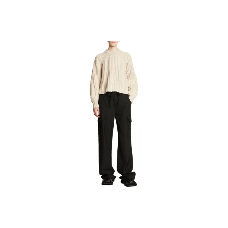PROENZA SCHOULER Plaited Rib Crewneck Jumper-2