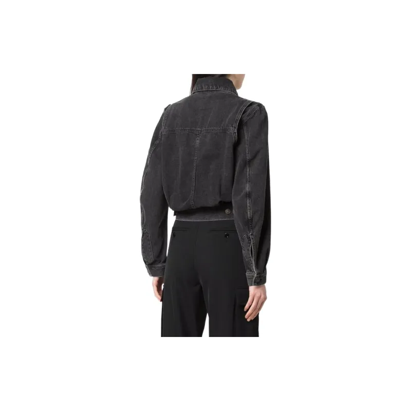 DIESEL Denim Jackets Women's Black-2