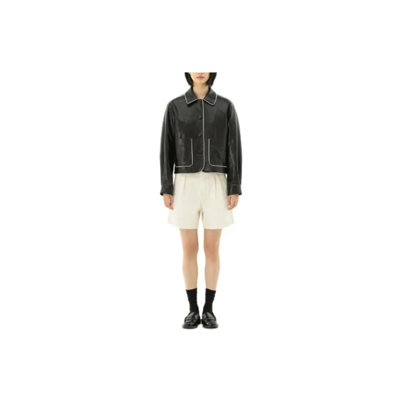 Lee Denim Shorts Women's Beige-2