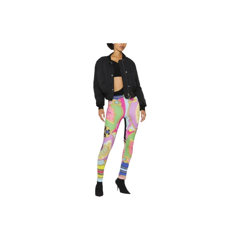 VERSACE Leggings Women's Multicolor-1