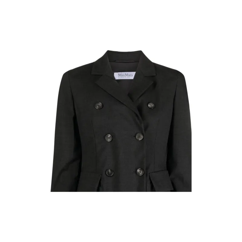 MaxMara Double Breasted Long Sleeved Jacket-4