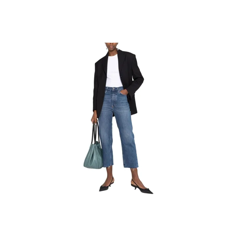 TOTEME Classic Straight Leg Jeans-1