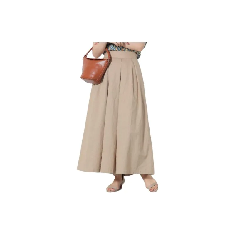 Beams Casual Long Skirt Women's-4