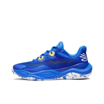 Under Armour Curry Splash 24 Anti Slip Wear Resistant Low Top Basketball Shoes Unisex Blue