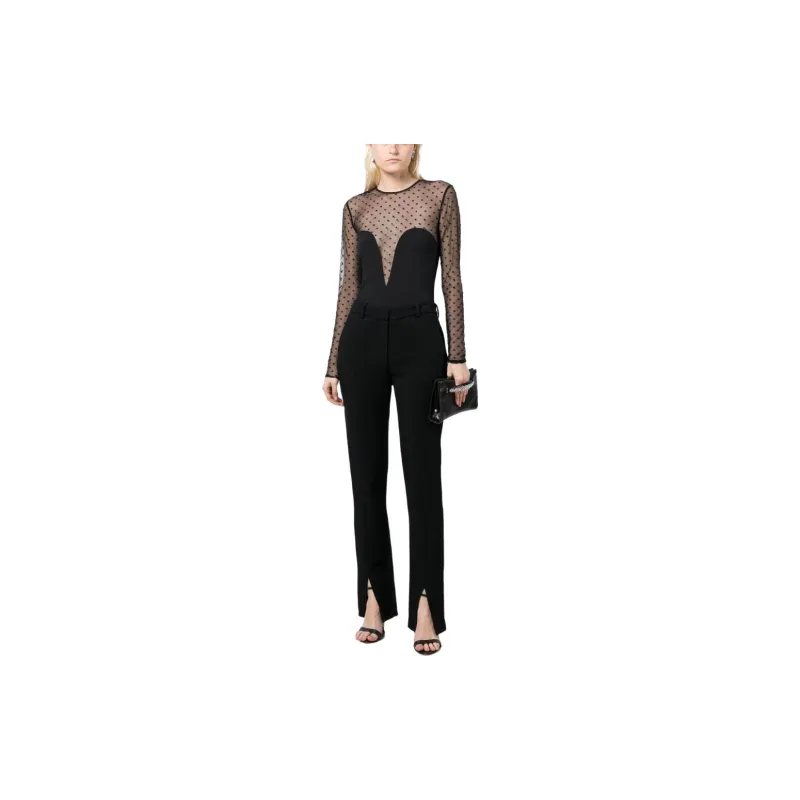 Fleur Du Mal Dotty Plunge Bodysuit-2