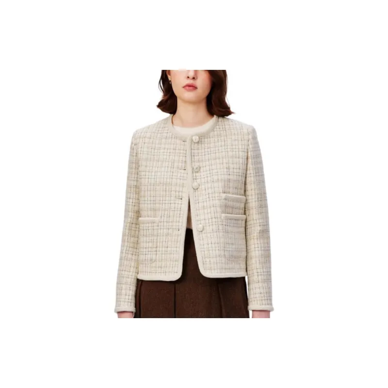 HAZZYS Jackets & Coats Women's Ivory-2