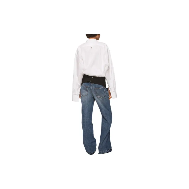 Stella McCartney Panelled Wide Leg Jeans-3