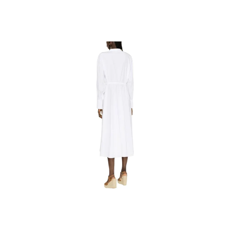 Valentino SS23 Long Sleeved Dresses Women's White-2