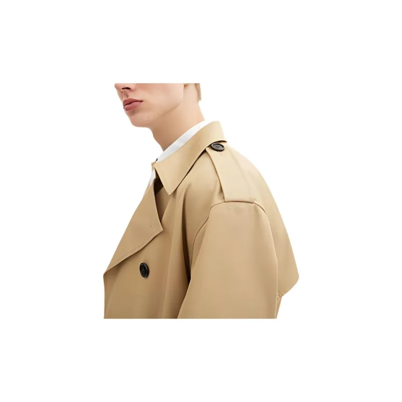 COACH FW24 Trench Coat Men's Khaki-3