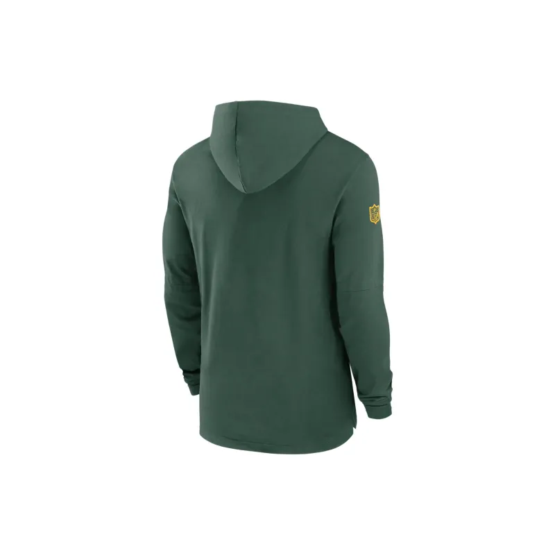 Nike Bay Packers Sideline Men's Nike Dri FIT Nfl Long Sleeve Hooded Top-1