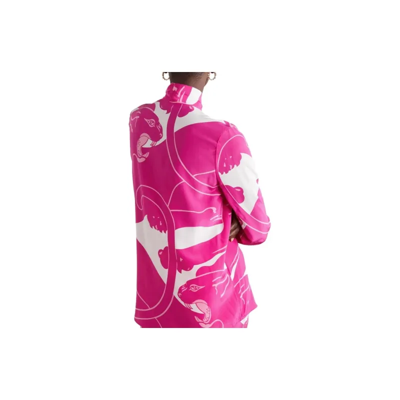 Valentino Scarf Detailed Long Sleeved Shirt-3