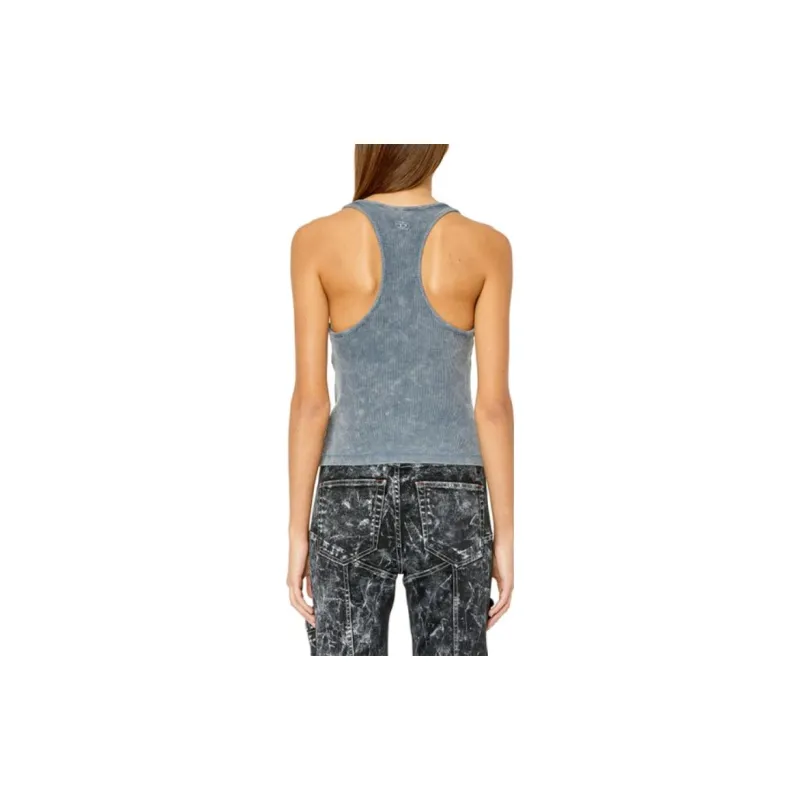 DIESEL Tank Tops Women's Blue-2