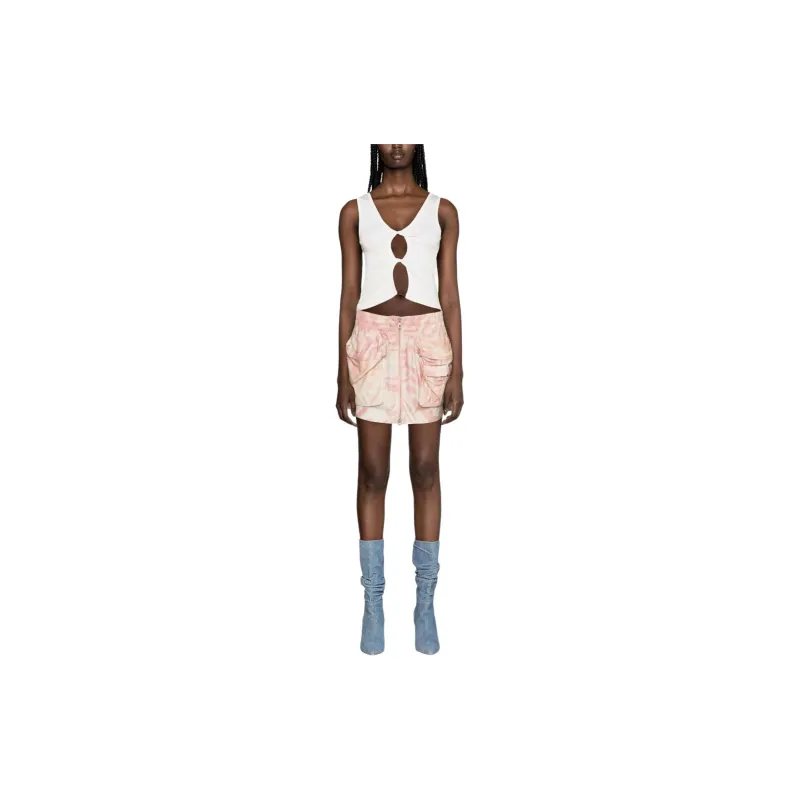 DIESEL O Mirty Cargo Mini Skirt-1