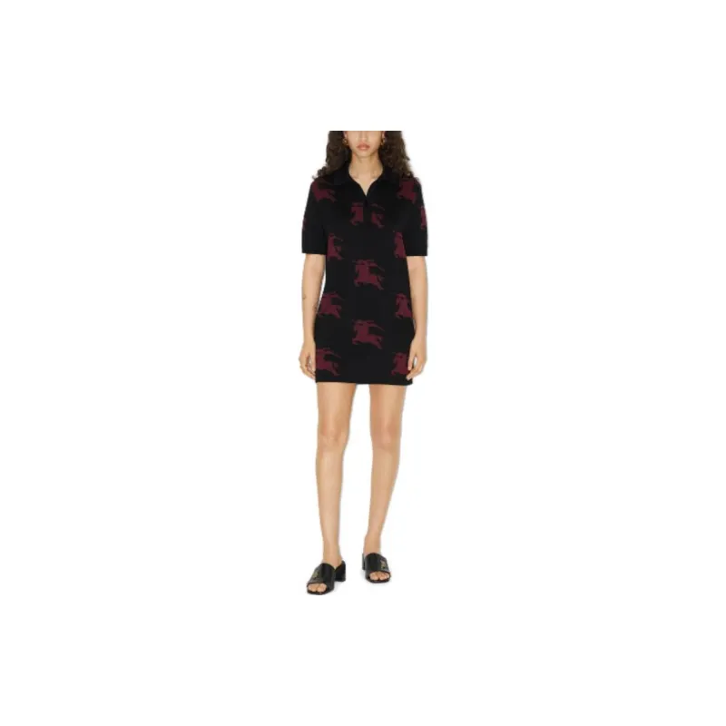 Burberry SS23 Short Sleeved Dresses Women's Black-1