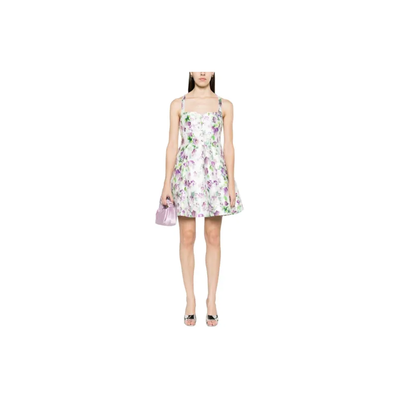 PHILOSOPHY DI LORENZO SERAFINI PHILOSOPHY DI LORENZO SERAFINI Floral Printed Sleeveless Dress-1