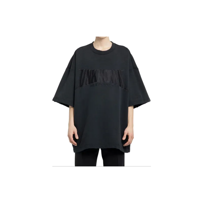 Vetements Dirty Unknown Embroidered Oversized T Shirt-2