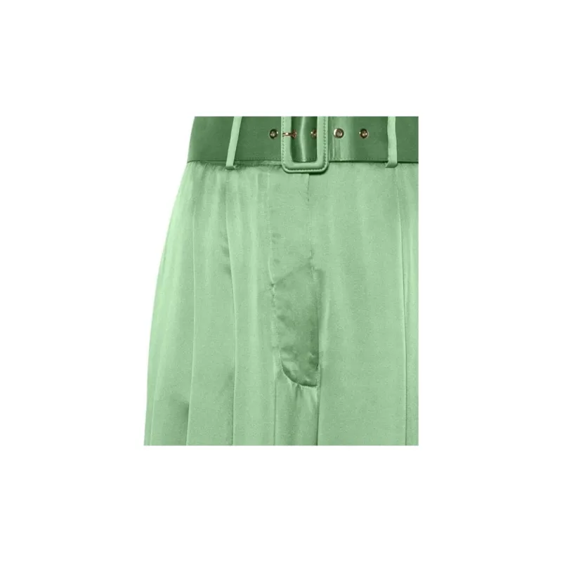Zimmermann Silk Pleated Straight Trousers-5