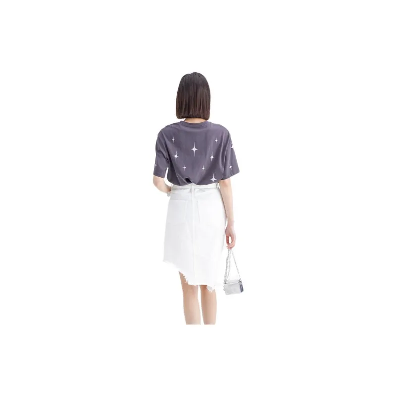 LOFT SHINE Denim Short Skirts Women's-2