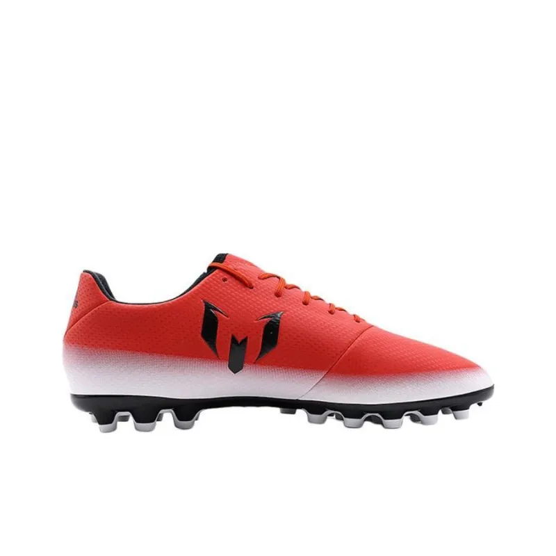Adidas Messi 16.3 TF Rubber Broken Studs Anti-Slip Wear-Resistant Soccer Shoes Men's Red-1