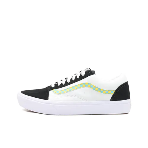 Vans Comfycush Skateboard Shoes Unisex Low-Top Black/White