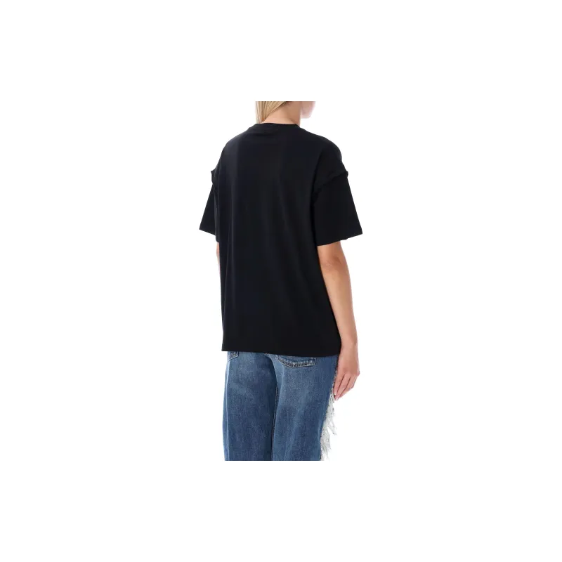 Stella McCartney Crewneck Dropped Shoulder T-Shirt-4