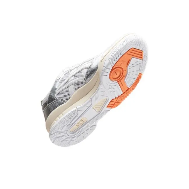 Asics Gel Spotlyte Low Top Children's Basketball Shoes Silver Teenagers-5