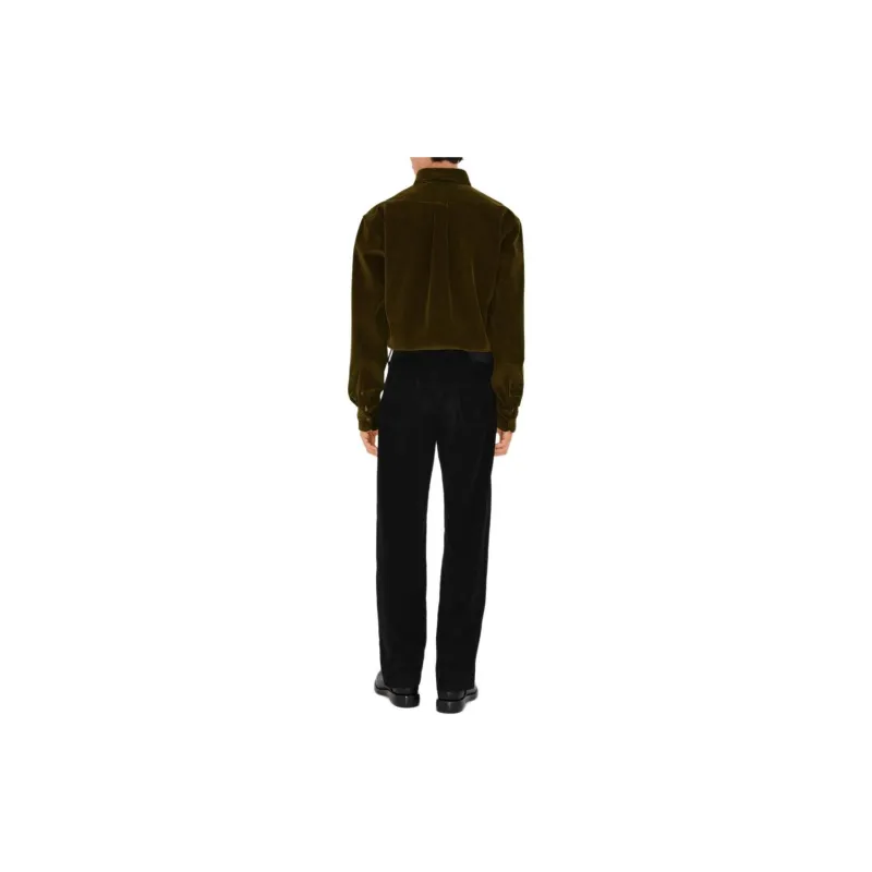 Burberry FW24 Shirt Men's Olive Green-2
