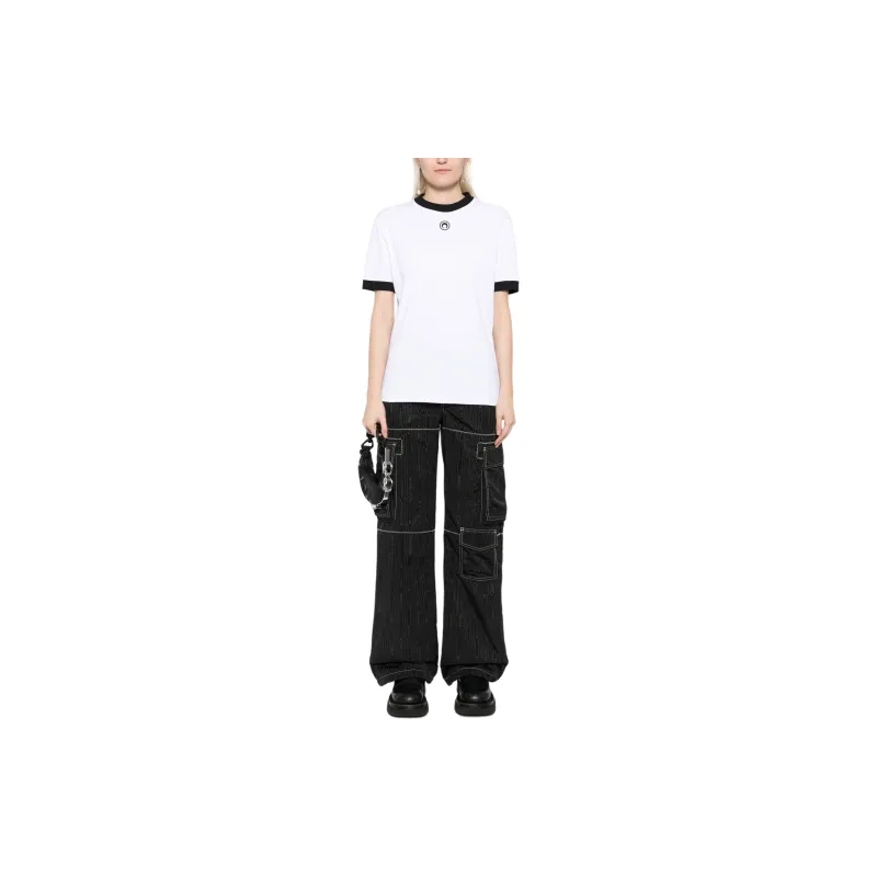 Marine Serre Moon logo T shirt-1