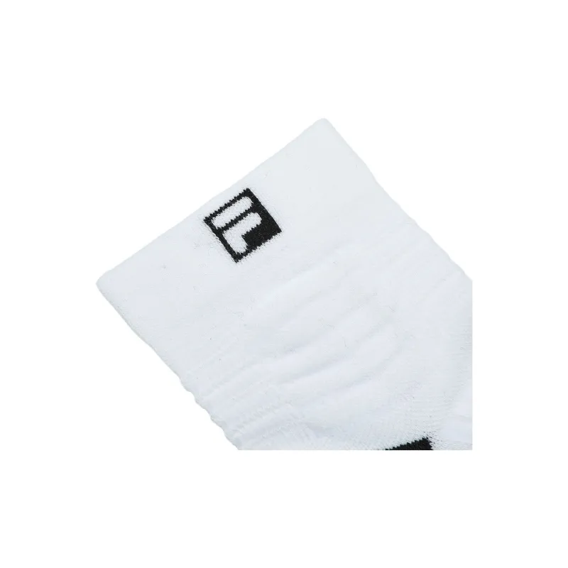 FILA Fitness Mid Calf Socks Men's 1 Pack Standard White-1