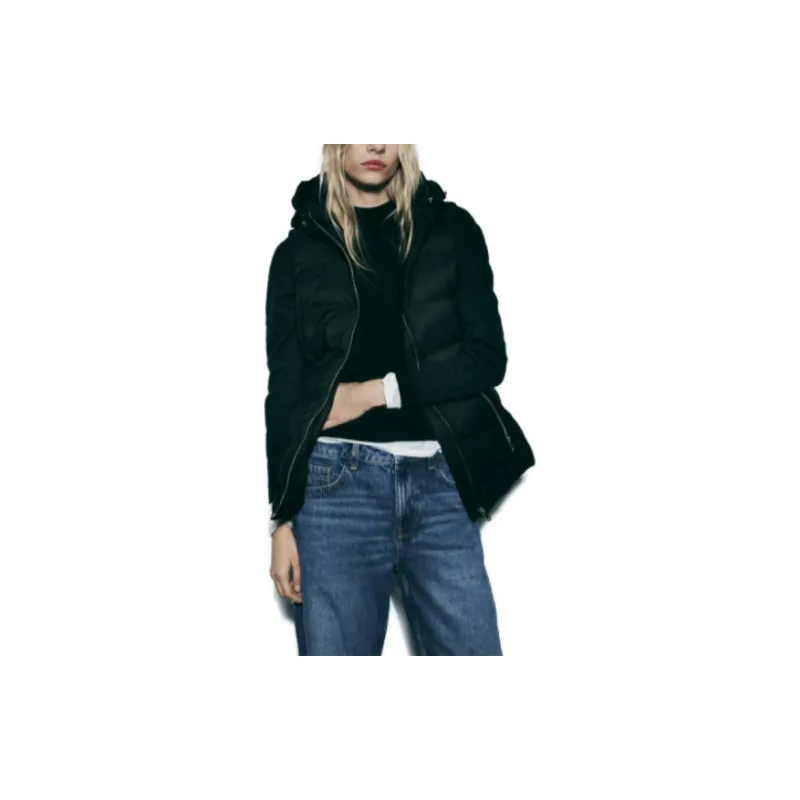 ZARA Jackets Women's Black-3