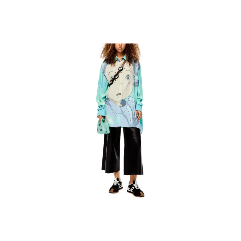 LOEWE Spirited Away Shirts Women's Blue-1