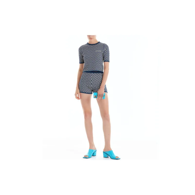 EENK Casual Shorts Women's Navy-3