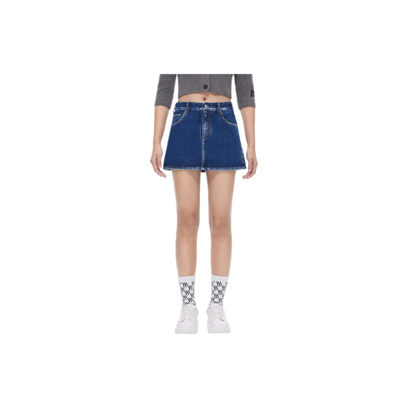 WE11DONE FW23 Denim Short Skirts Women's-2