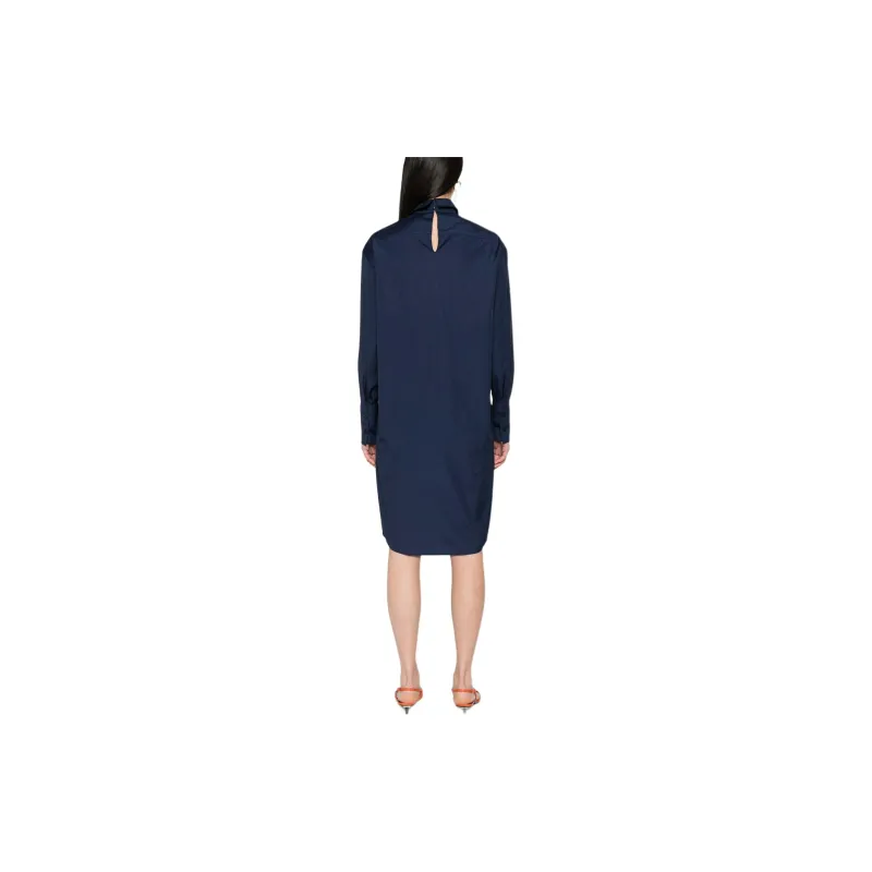 MARNI Collared Long-Sleeve Shirt Dress-2