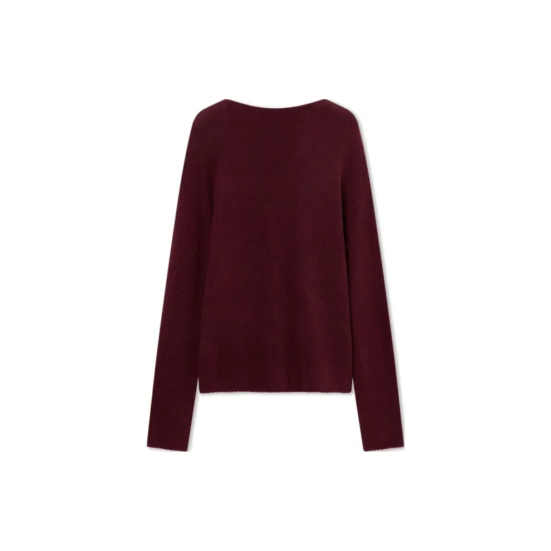 TKY SHOP Sweater Women's Angora Red-1