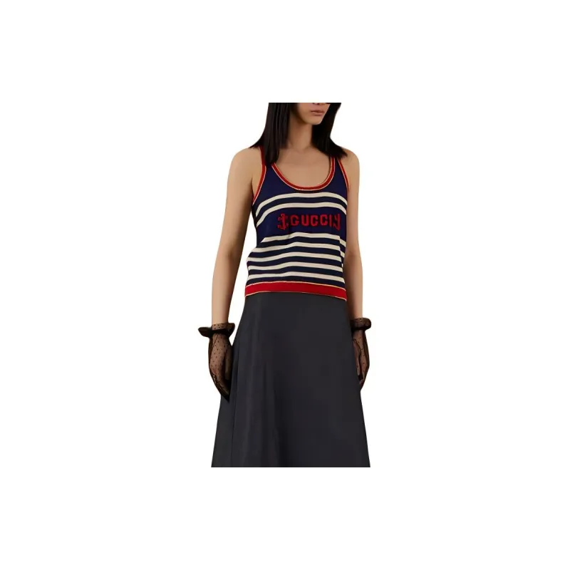 GUCCI Camisoles Women's Marine Blue-1