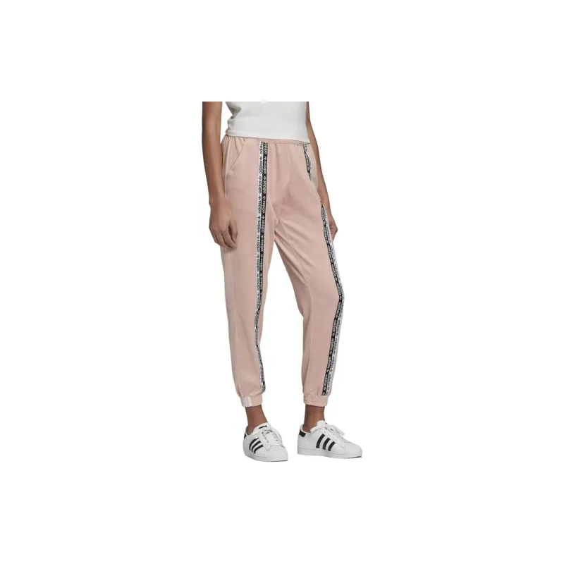Adidas Originals Knitted Sports Pants Women's Pink-3