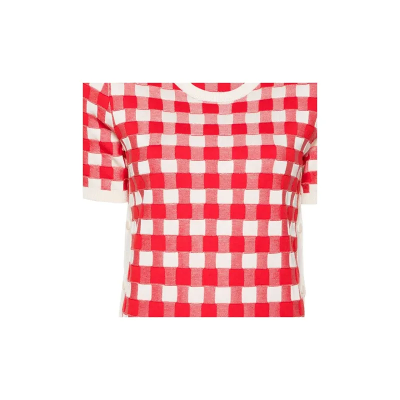 JOSEPH Vichy Checked Jumper-5