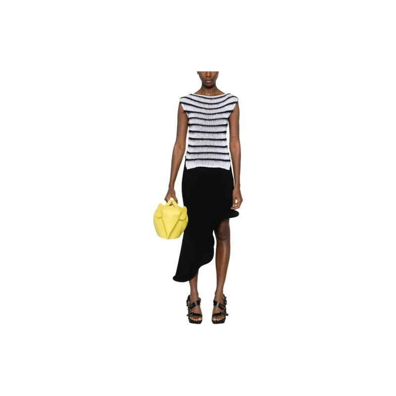 MARNI Open-knit Striped Top-1