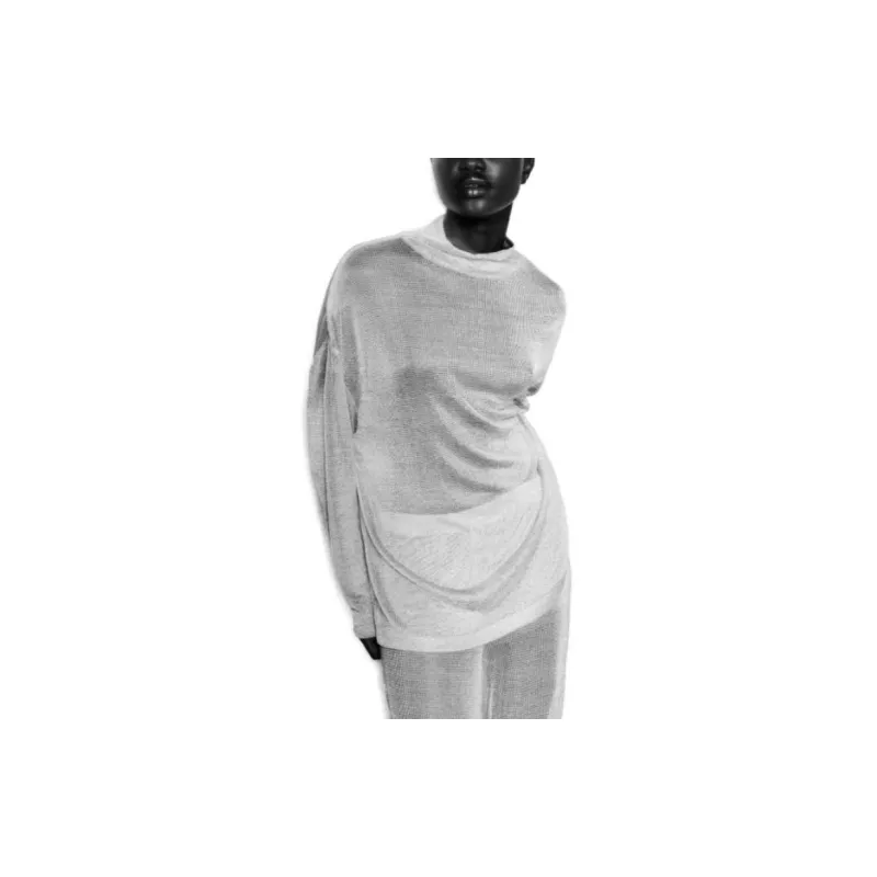 ZARA Shirts Women's Silver-3