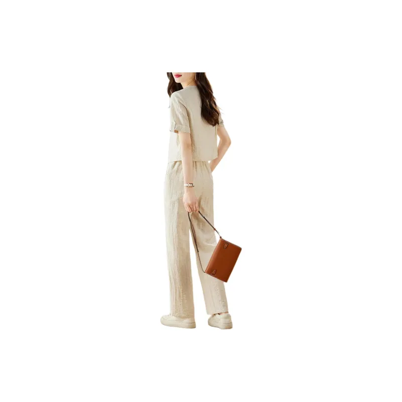 Still Quiet Casual Suit Women's Oat-2